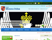 Tablet Screenshot of mszana.pl